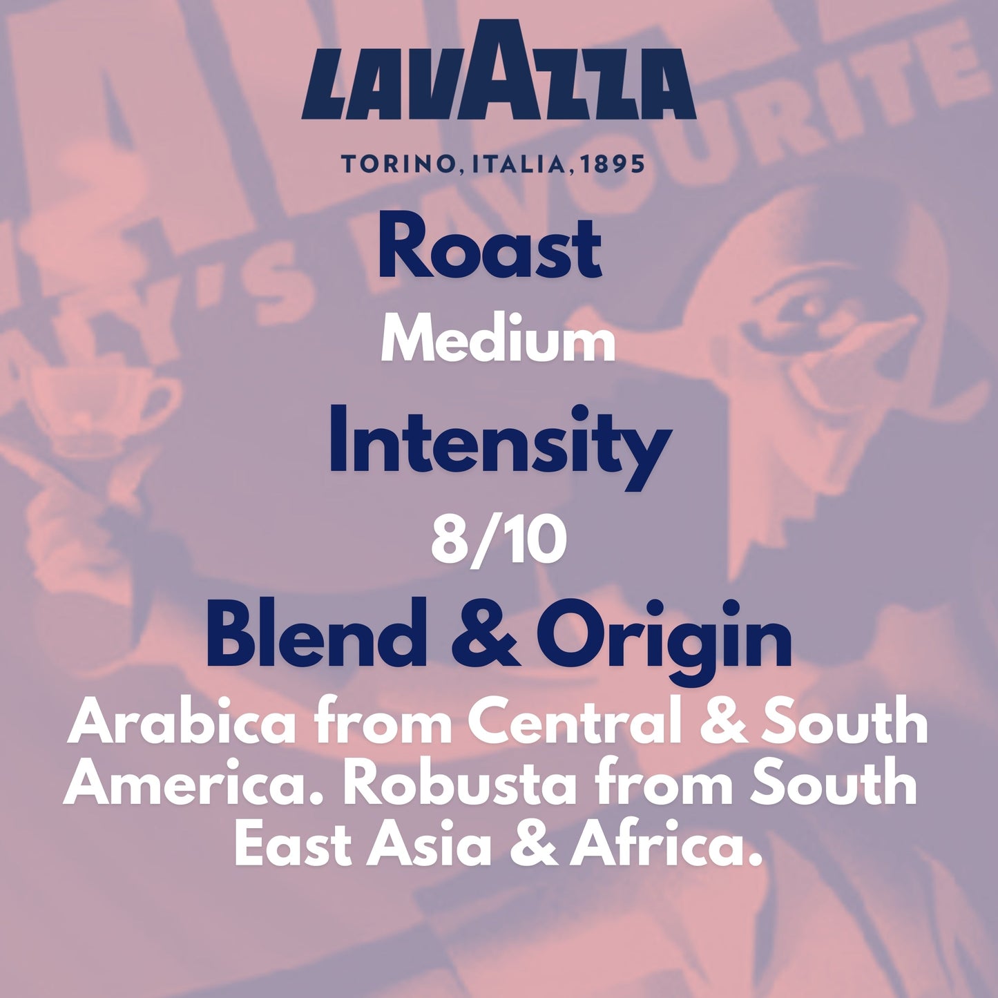 LavAzza 'Crema Aroma' Coffee Beans, A stunning medium strength blend. Extra Discount when you select 1 box of 6 bags from the dropdown menu above, Lavazza Coffee Beans