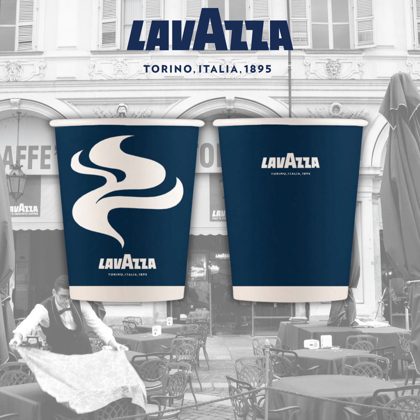 12oz LavAzza Double Walled Cups (500)