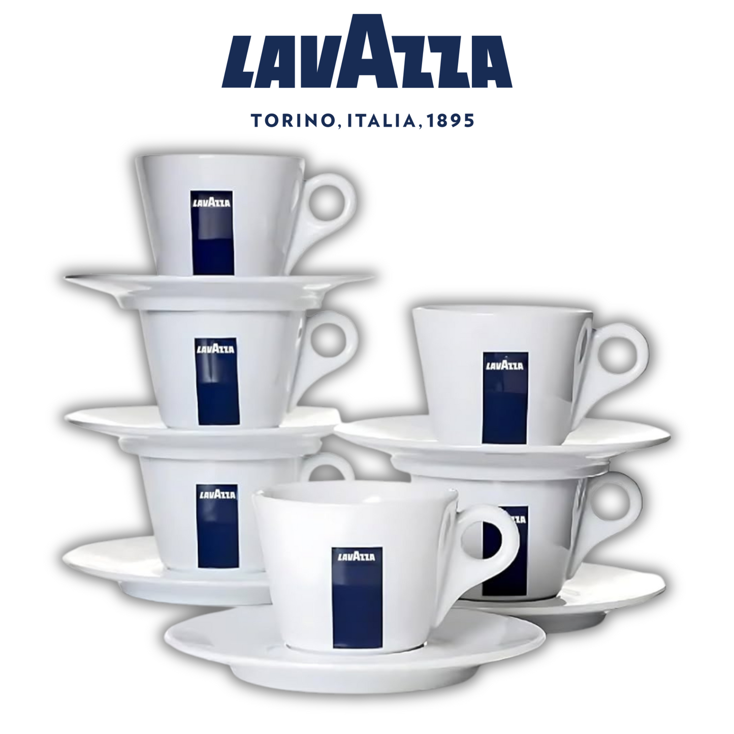 LavAzza Luxury Cups and Saucers